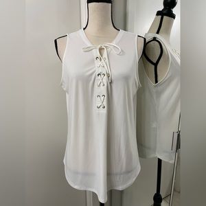 Sleeveless White House Black Market blouse